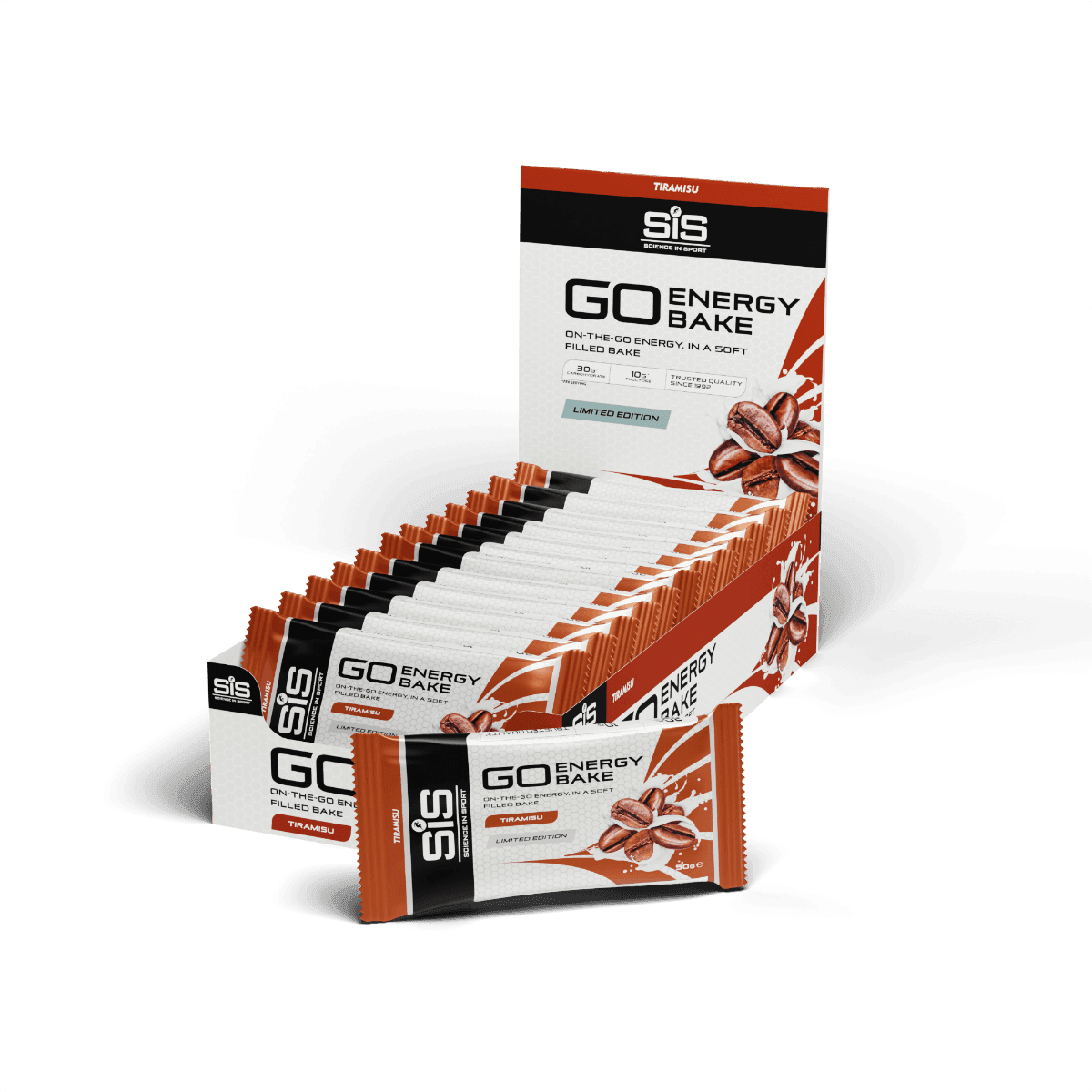 Печиво з начинкою SiS GO Energy Bake 50g Tiramisu