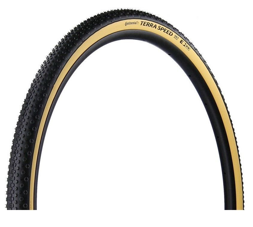 Покрышка бескамерная Continental Terra Speed ProTection 28" | 700 x 40C | 28 x 1.50 черная/кремовая , складная skin