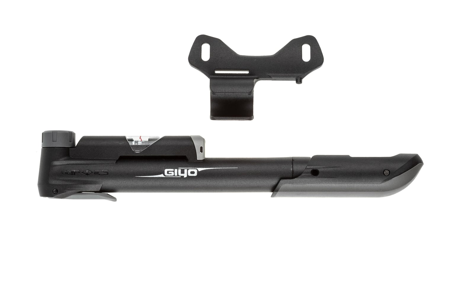 Насос компактний Giyo GP-43CP, пластиковий, розумний клапан, з манометром, 24 см, 120 psi