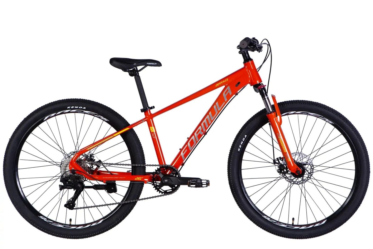 Велосипед AL 26" Formula ZEPHYR 3.0 DD CS рама-14" помаранчевий 2026