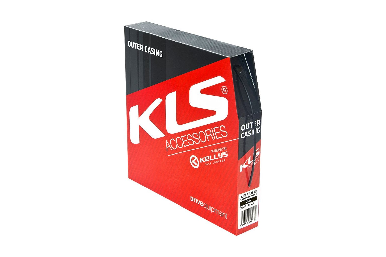 Рубашка для тросу  перемикання KLS box 25 m, black за 1м