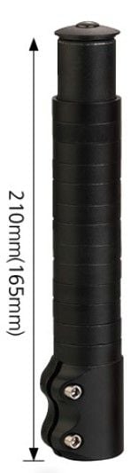 Подовжувач штоку вилки KL-4025 210, діаметр штоку: 1-1/8”, довжина: 210мм, чорний, індивідуальне пакування