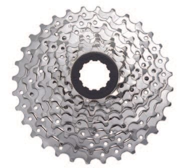 Касета SunRace CSM96 9AV N, 9 швидкостей, 11-34T, Nickel