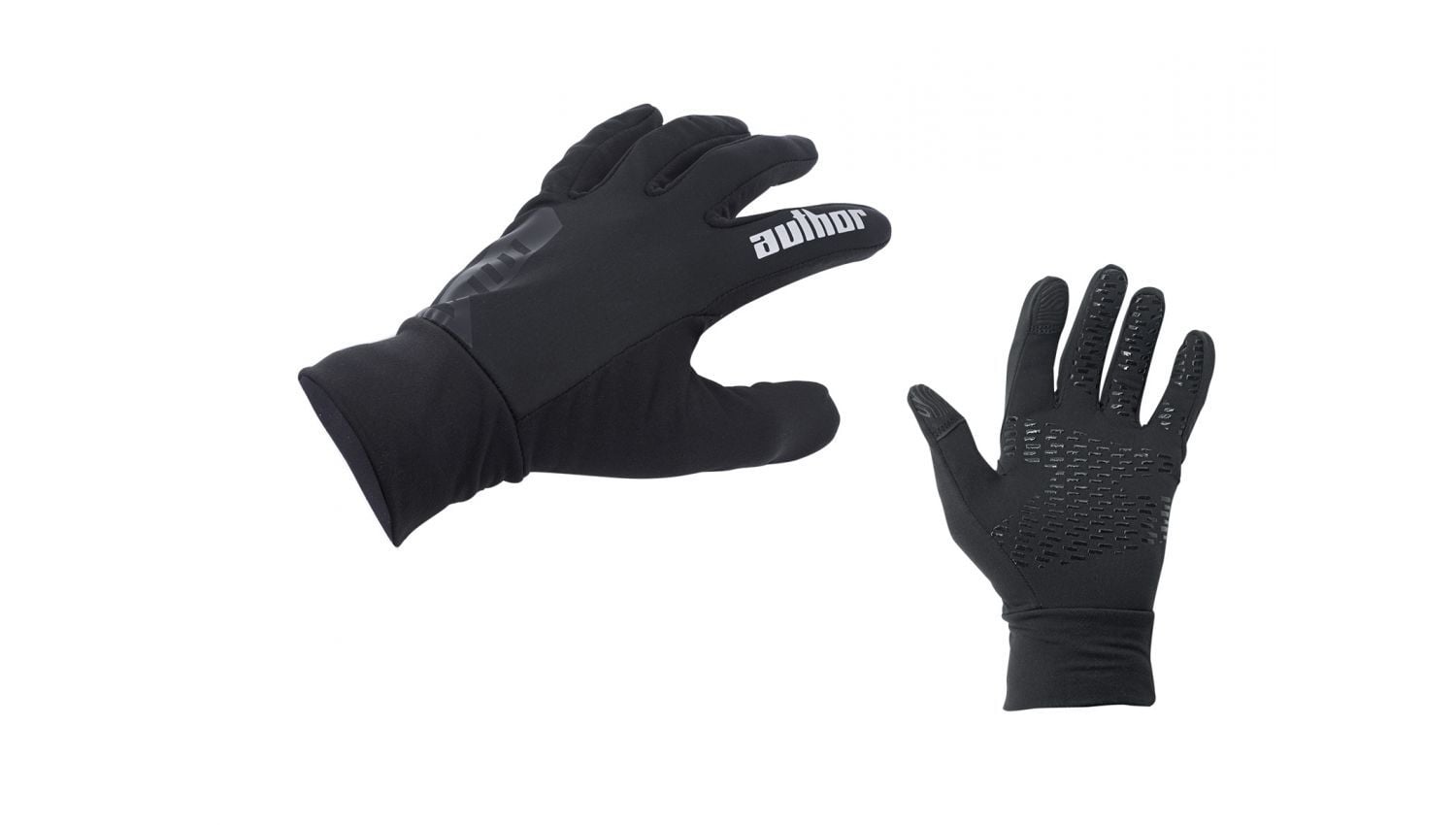 Рукавички осінні Author Windster, розмір XXL (24 cm), чорні