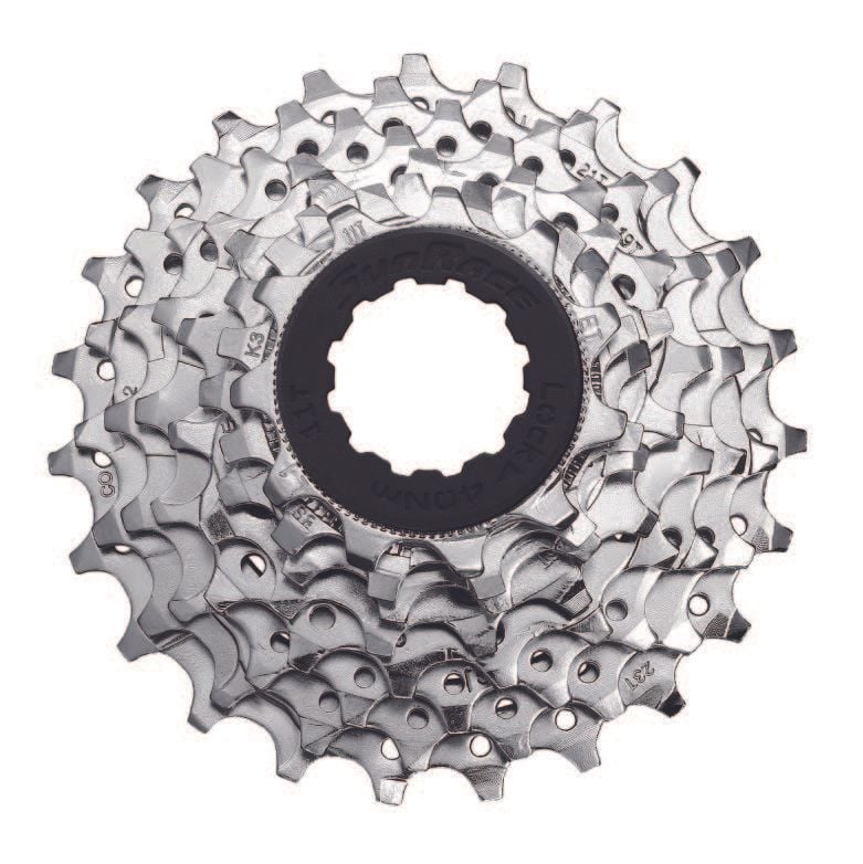 Касета SunRace CSR86 8AS, 8 швидкостей, 11-28Т, для шосе, Nickel