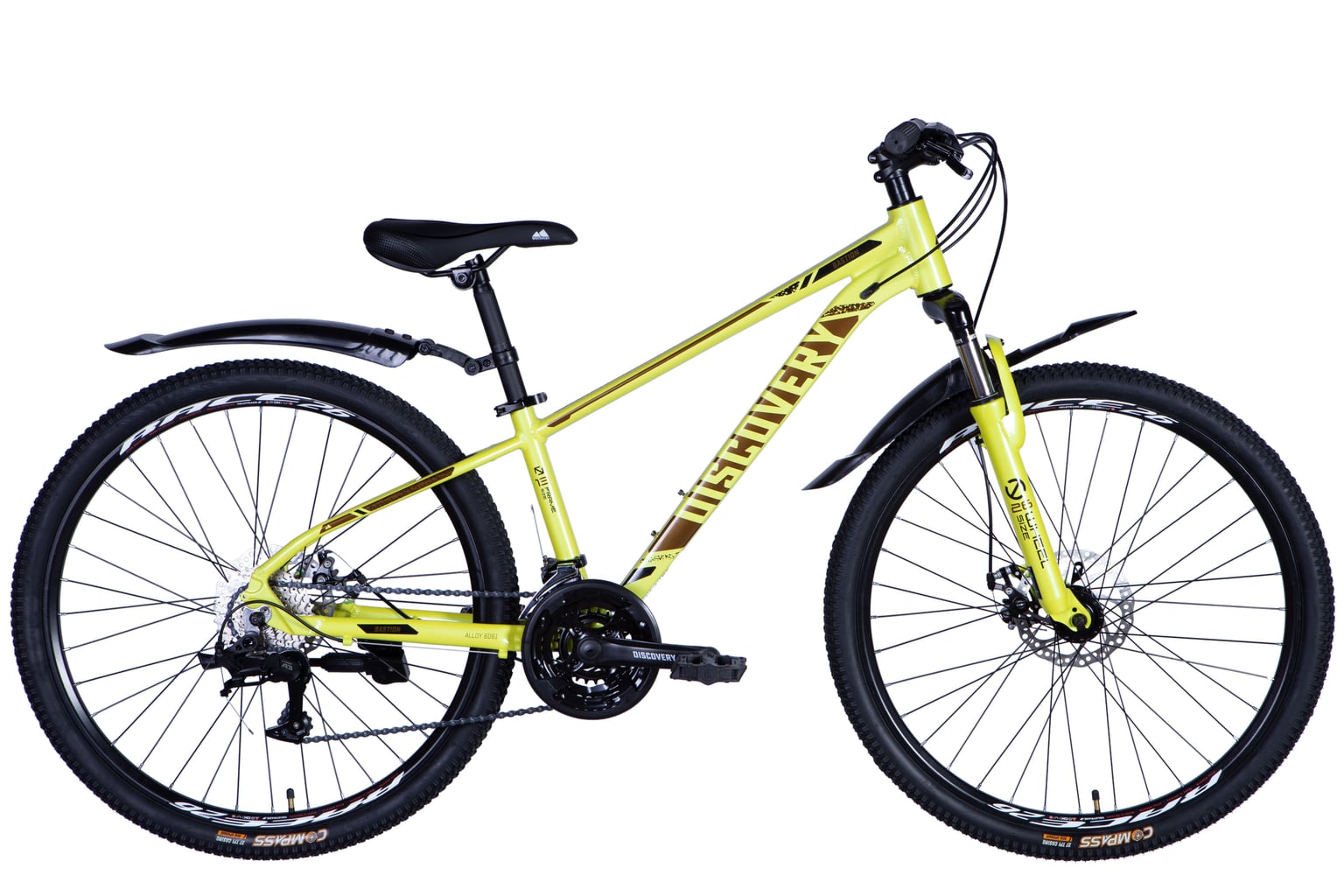 Велосипед AL 26" Discovery BASTION DD CS рама-13" жовтий 2025