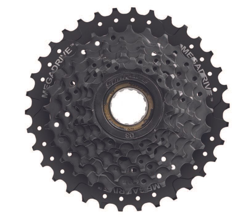 Касета зірочок з тріскачкою SUN RACE M300, 7 швидкостей , зірки 13-34, чорна