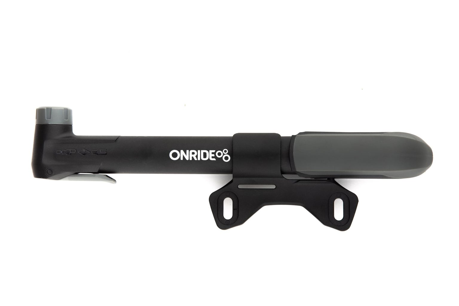 Насос компактний ONRIDE Mate пластиковий, 24см, макс.тиск 120PSI розумна голівка FV+AV