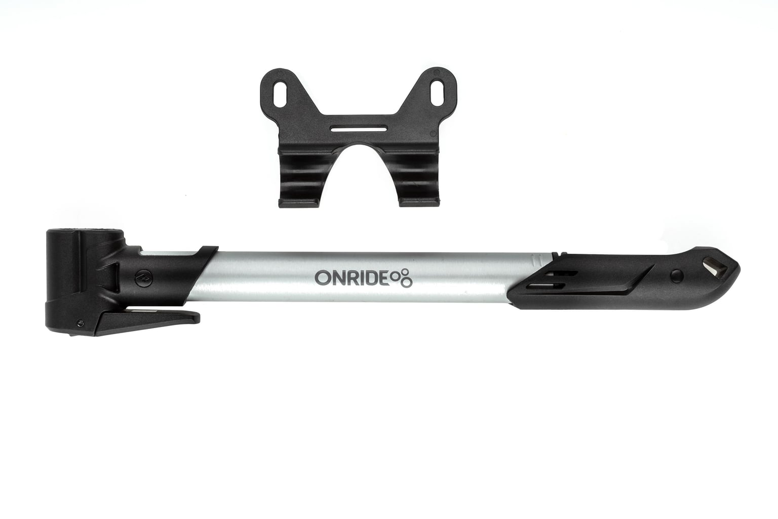 Насос компактний ONRIDE Sky 30 алюмінієвий макс.тиск 120PSI, голівка з двома отворами під FV/AV