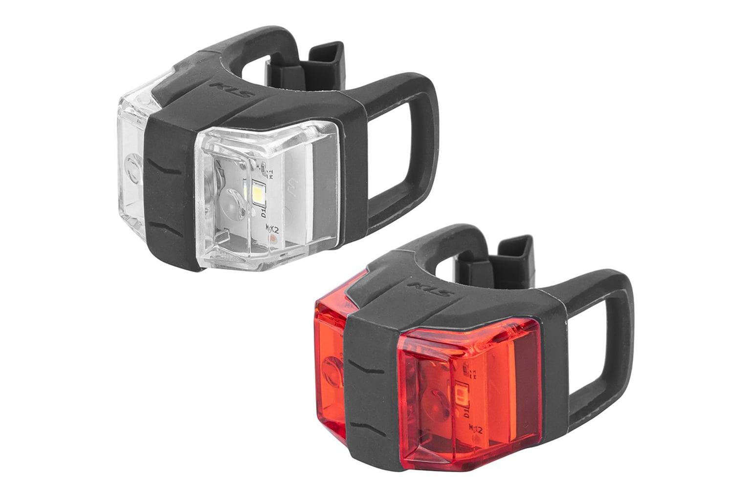 Набір велосипедного світла KLS TWINS II, Anthracite black