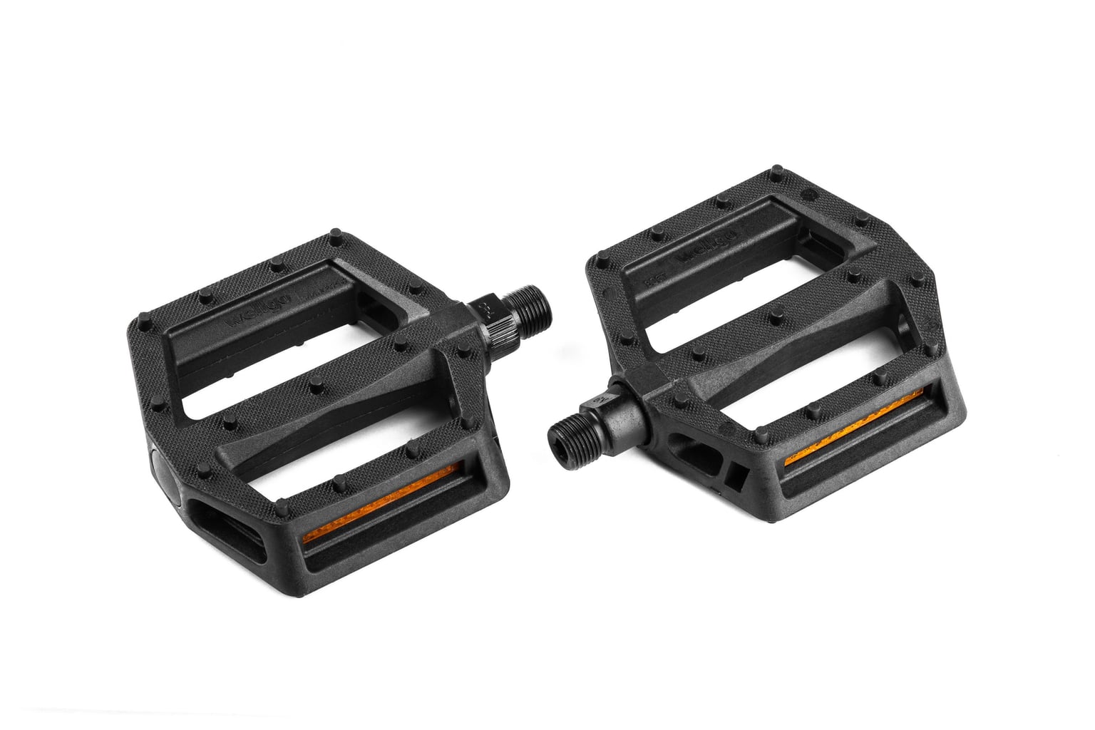 Педалі Wellgo B267N 9/16 CR-MO AXLE, ONE PIECE BLACK PLASTIC NYLON WITH FIBER , BS REFL, OEM