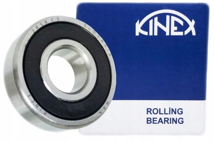 Кульковий радіальний підшипник 10*30*9 KINEX 6200 2RSR