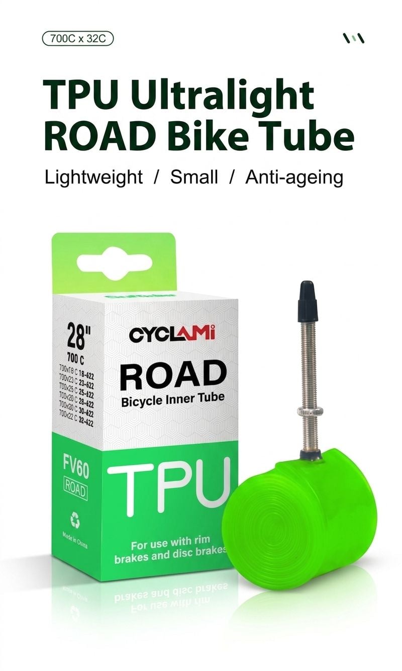 Камера CYCLAMI Ultralight 700C 18-32C Presta, упаковка - 2 шт.