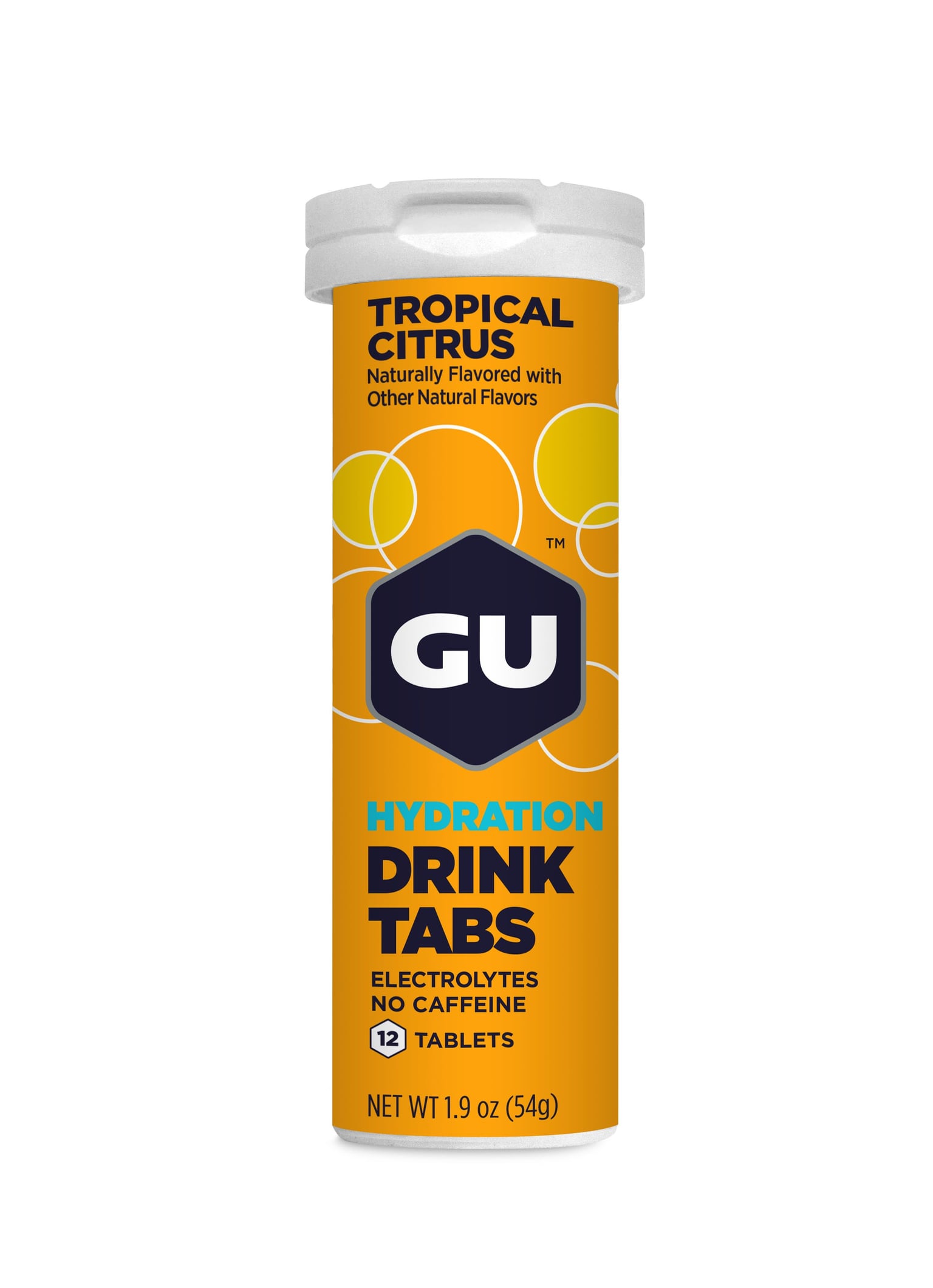 Ізотонічні таблетки GU Energy Tropical Citrus, 12 шт в тубі (31.10.2027)
