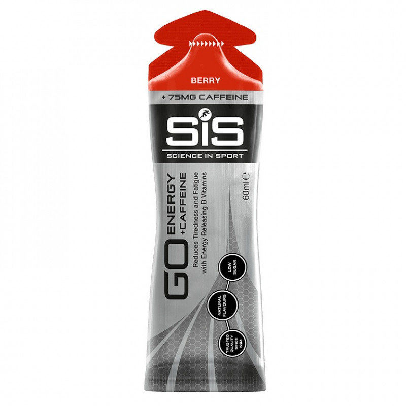 SiS GO Energy + Caffeine Gel 60ml Berry