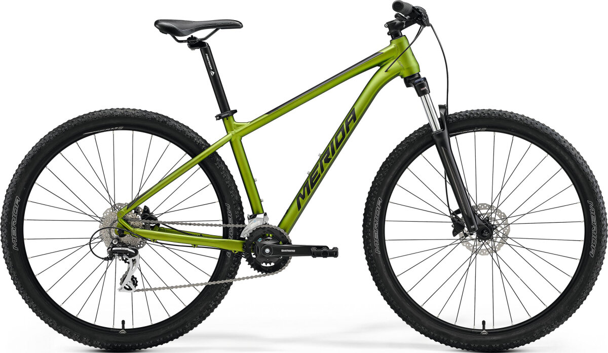 Велосипед 29'' Merida BIG.NINE 20-2X, M 17'', matt-green-black 2022